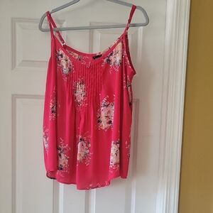 Floral Pink Women's Top Size 1